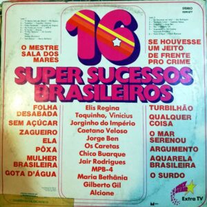 Disco de Vinilo Varios - 16 Super Sucesos Brasileños Vinyl Record