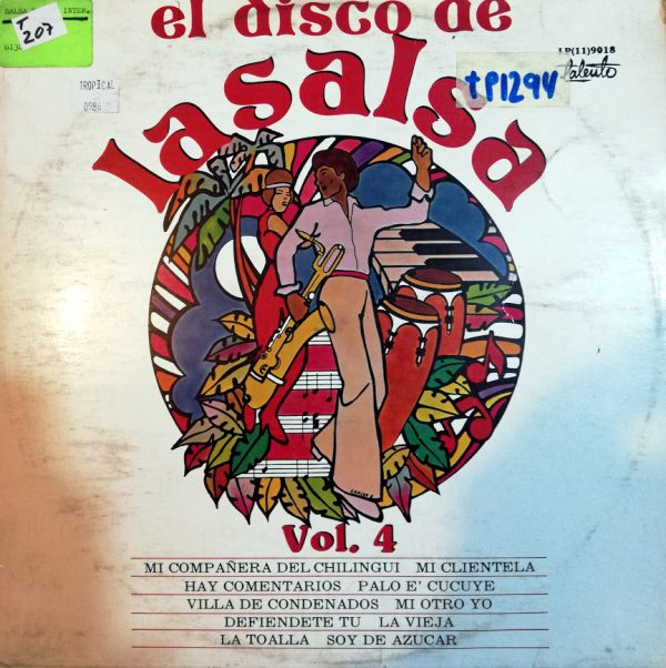 Disco de Vinilo Varios - El Disco De La Salsa V4 Vinyl Record