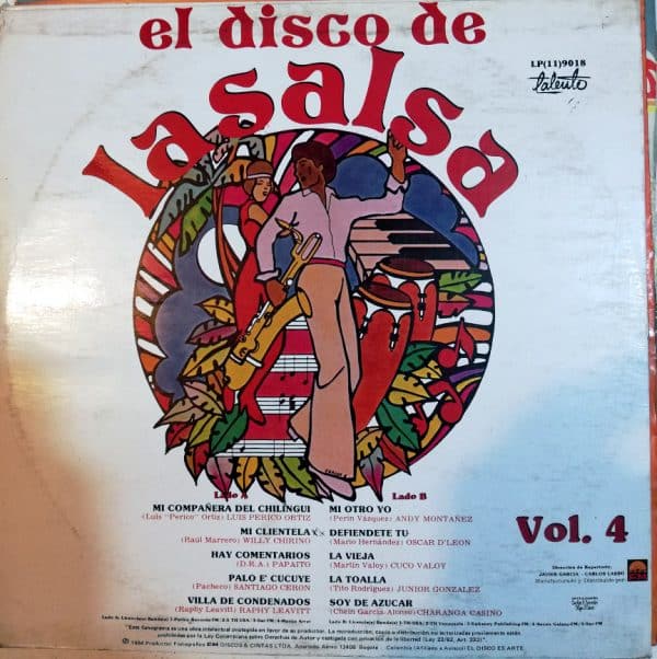 Disco de Vinilo Varios - El Disco De La Salsa V4 Vinyl Record