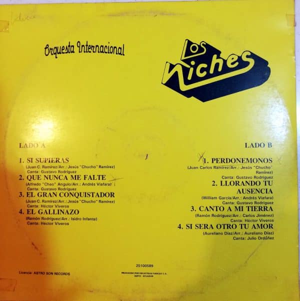 Disco de Vinilo Los Niches - Los Super Exitos Vinyl Record