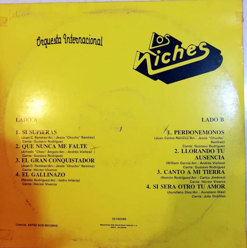 Disco de Vinilo Los Niches - Los Super Exitos Vinyl Record