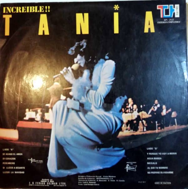 Disco de Vinilo Tania - Indiscutible Vinyl Record
