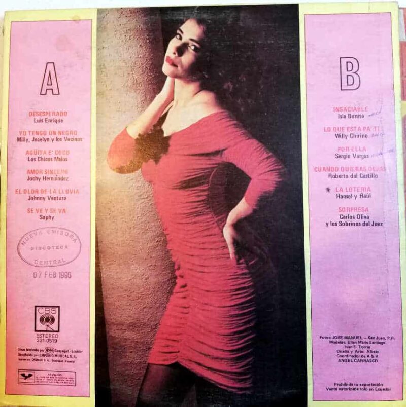 Disco de Vinilo Varios - Non Stop Salsa & Merengue Dancing Vinyl Record