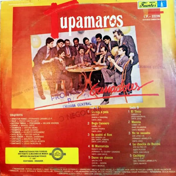 Disco de Vinilo Tupamaros - Ganadores Vinyl Record