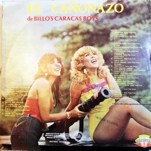 Disco de Vinilo Billo's Caracas Boys - El Cañonazo 41 Hits Vinyl Record