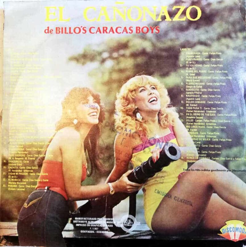 Disco de Vinilo Billo's Caracas Boys - El Cañonazo 41 Hits Vinyl Record