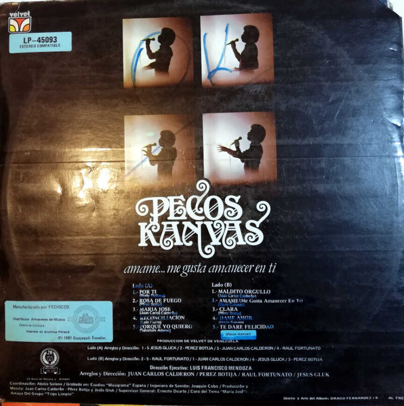 Disco de Vinilo Pecos Kanvas - Me Gusta Amanecer En Ti Vinyl Record