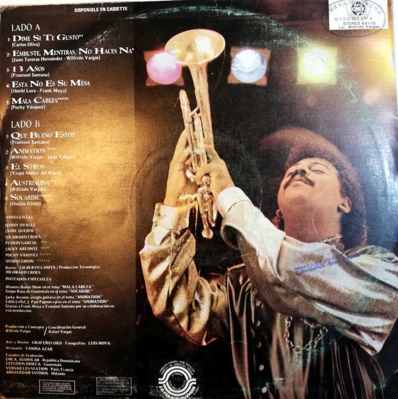 Disco de Vinilo Wilfrido Vargas - Animation Vinyl Record