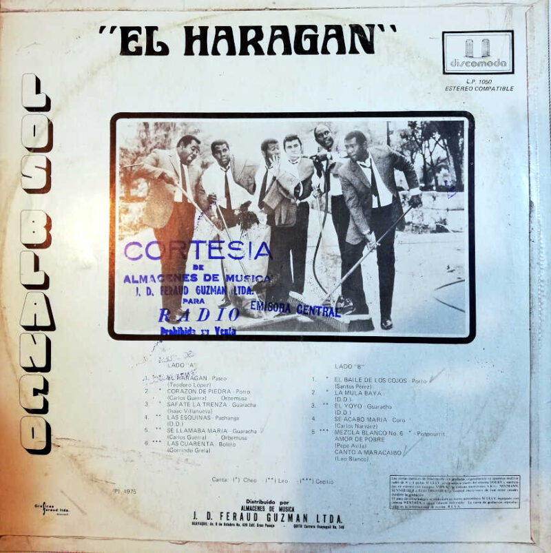 Disco de Vinilo Los Blanco - El Haragan Vinyl Record