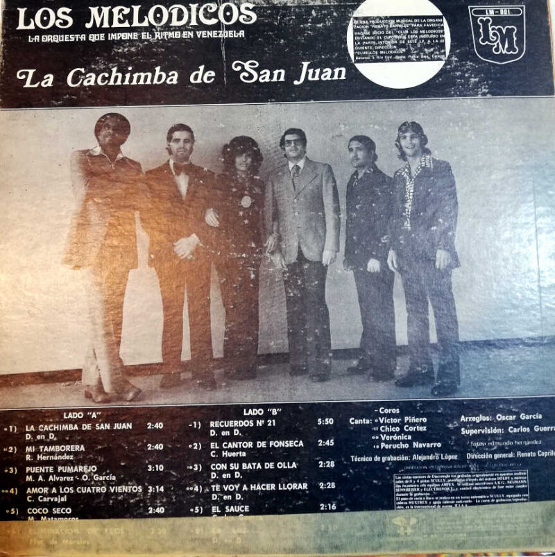 Disco de Vinilo Los Melódicos - La Cachimba De San Juan Vinyl Record