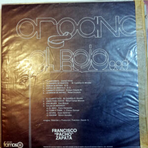 Disco de Vinilo Pacho Zapata - Órgano Al Rojo Vinyl Record