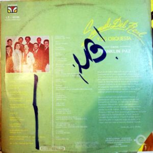 Disco de Vinilo Samuel Del Real - Samuel Del Real Y Su Orquesta Vol 2 Vinyl Record