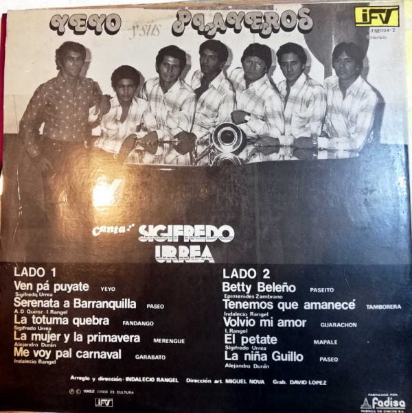 Disco de Vinilo Yeyo Y Sus Players - Tenemos Que Amanece Vinyl Record