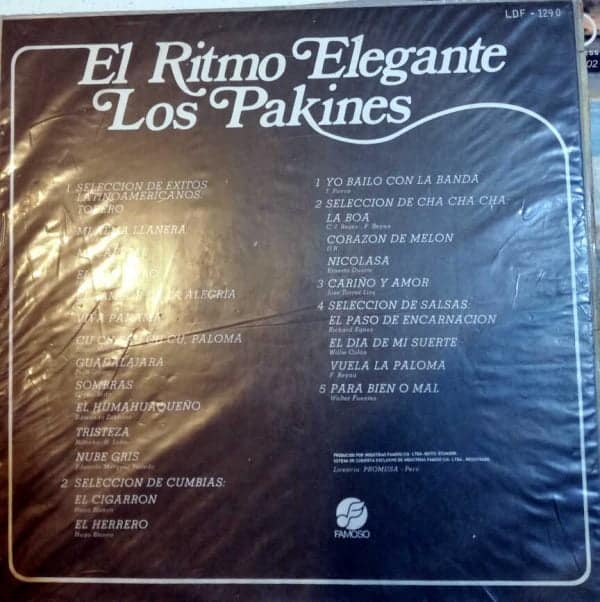 Disco de Vinilo Los Pakines - El Ritmo Elegante Los Pakines Vinyl Record