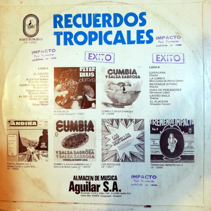 Disco de Vinilo Varios - Recuerdos Tropicales Vinyl Record