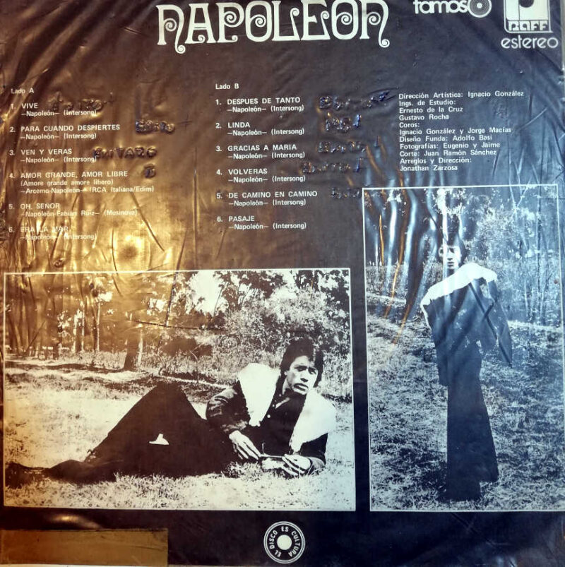 Disco de Vinilo Napoleón - Napoleon Vinyl Record