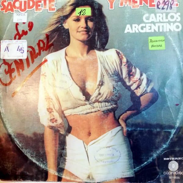Disco de Vinilo Carlos Argentino - Sacúdete Y Menéate Vinyl Record