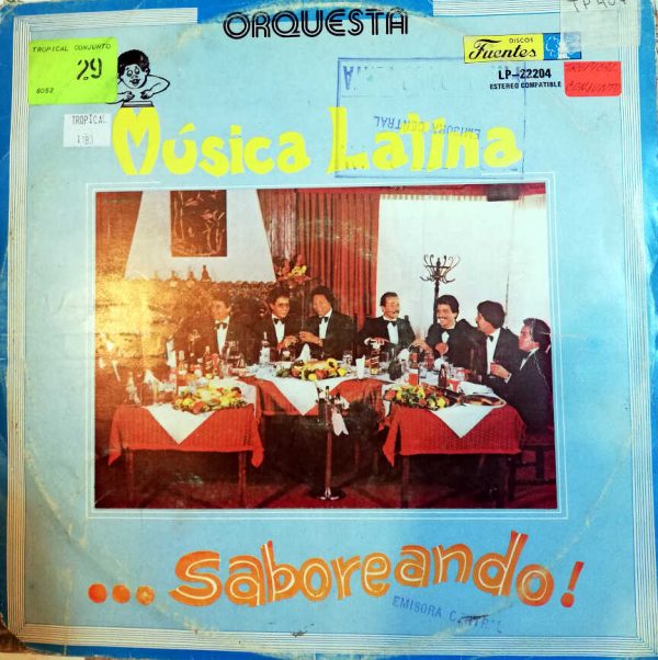 Disco de Vinilo Orquesta Música Latina - Saboreando Vinyl Record