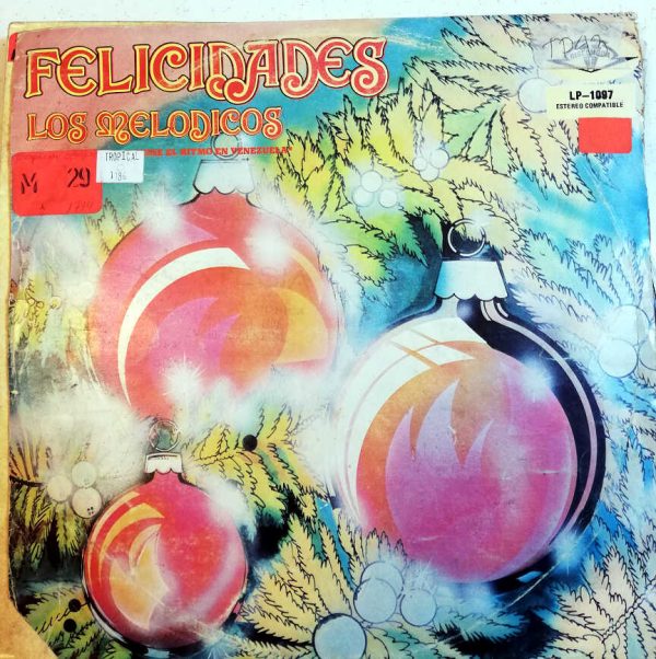 Disco de Vinilo Los Melódicos - Felicidades Vinyl Record
