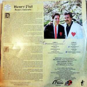 Disco de Vinilo Henry Fiol - Renacimiento Vinyl Record