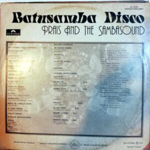 Disco de Vinilo Prais And The Sambasound - Batusamba Vinyl Record