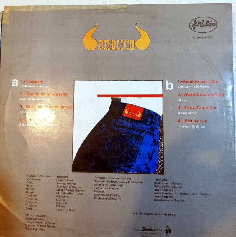 Disco de Vinilo Orquesta Bronko - Bronko Vinyl Record