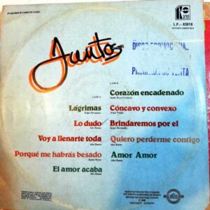 Disco de Vinilo Varios - Juntos Vinyl Record