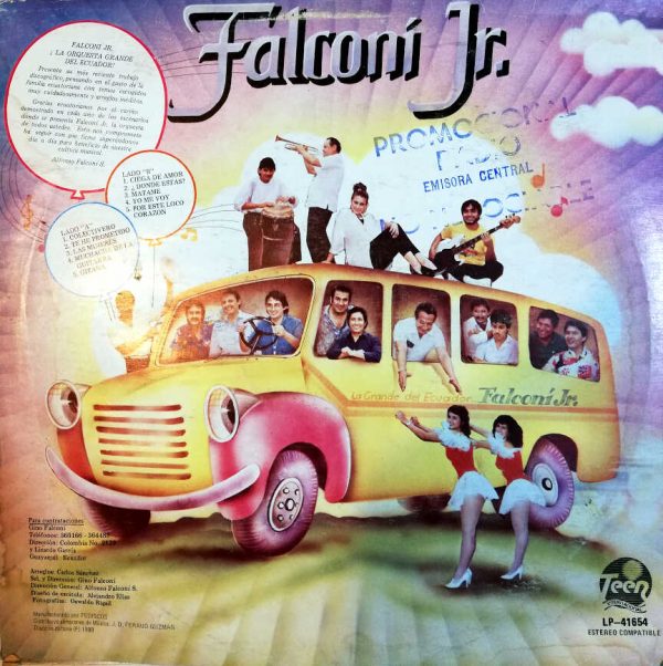 Disco de Vinilo Falconí Jr. - Falconí Jr. Vinyl Record