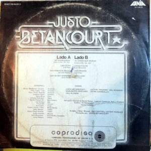 Disco de Vinilo Justo Betancourt - Leguleya No Vinyl Record