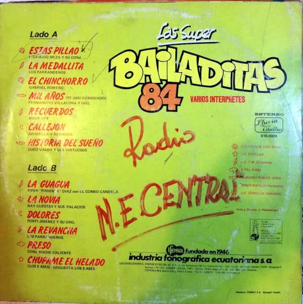 Disco de Vinilo Varios - Las Súper Bailaditas 84 Vinyl Record