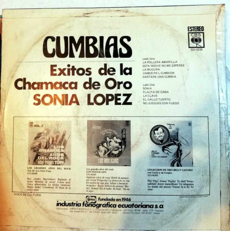 Disco de Vinilo Sonia Lopez - Éxitos De La Chamaca De Oro Vinyl Record