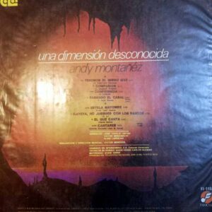 Disco de Vinilo Andy Montañez - Una Dimensión Desconocida Vinyl Record