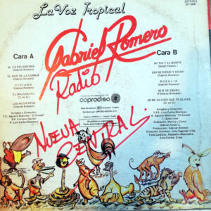 Disco de Vinilo Gabriel Romero - La Voz Tropical Vinyl Record