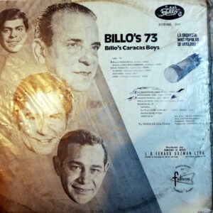 Disco de Vinilo Billo's Caracas Boys - Billo 73 Vinyl Record