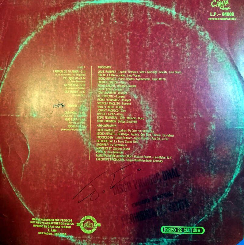 Disco de Vinilo Louie Ramirez Y Ray De La Paz - Alegres Y Románticos Vinyl Record