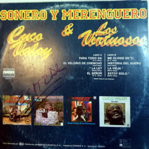 Disco de Vinilo Cuco Valoy Y Los Virtuosos - Sonero Y Merenguero Vinyl Record
