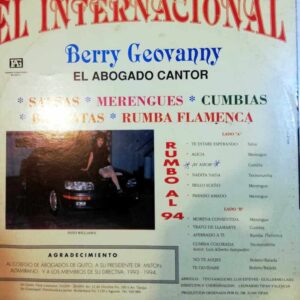 Disco de Vinilo Berry Geovanny - El Abogado Cantor Vinyl Record