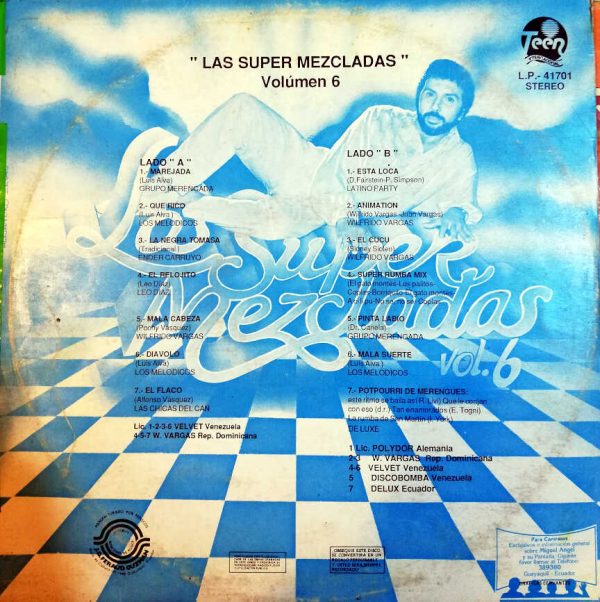 Disco de Vinilo Miguel Angel - Las Súper Mezcladas Vol 6 Vinyl Record