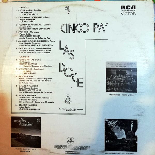 Disco de Vinilo Varios - Cinco Pa’ Las Doce Vinyl Record