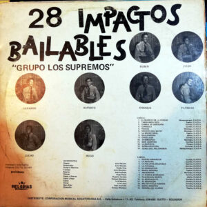 Disco de Vinilo Grupo Los Supremos - 28 Impactos Bailables Vinyl Record