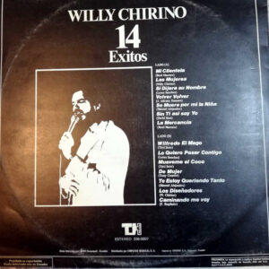 Disco de Vinilo Willy Chirino - 14 Éxitos Vinyl Record
