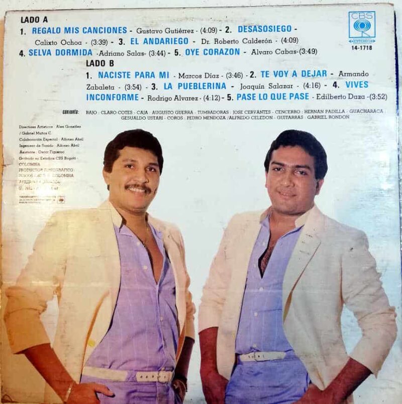 Disco de Vinilo Los Betos - Regalo Mis Canciones Vinyl Record