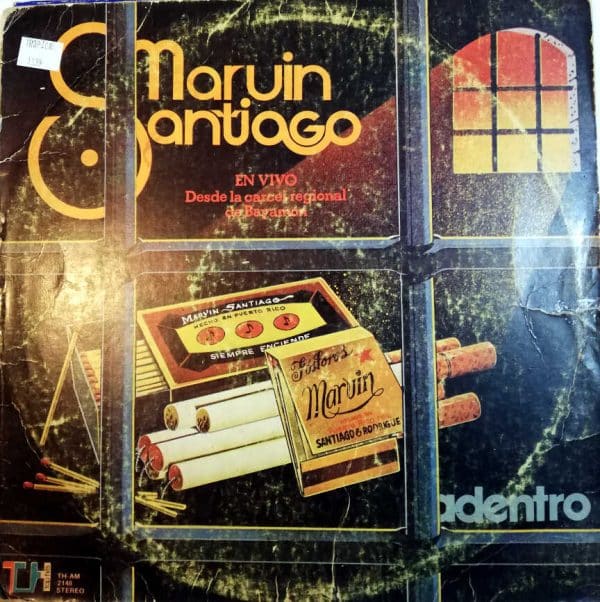 Marvin Santiago - Adentro (En Vivo Desde La Cárce Regional De Bayamón) Vinilo