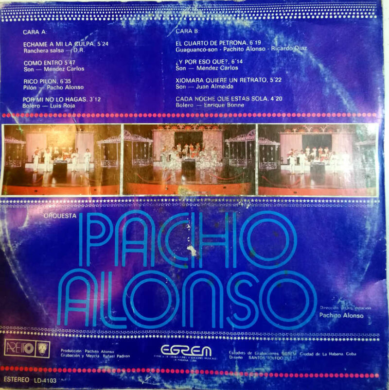 Disco de Vinilo Orquesta Pacho Alonso - ¿Y Por Eso Qué? Vinyl Record