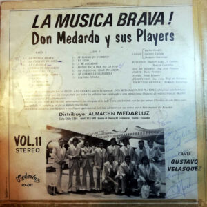 Disco de Vinilo Don Medardo Y Sus Players - La Música Brava Vol 11 Vinyl Record