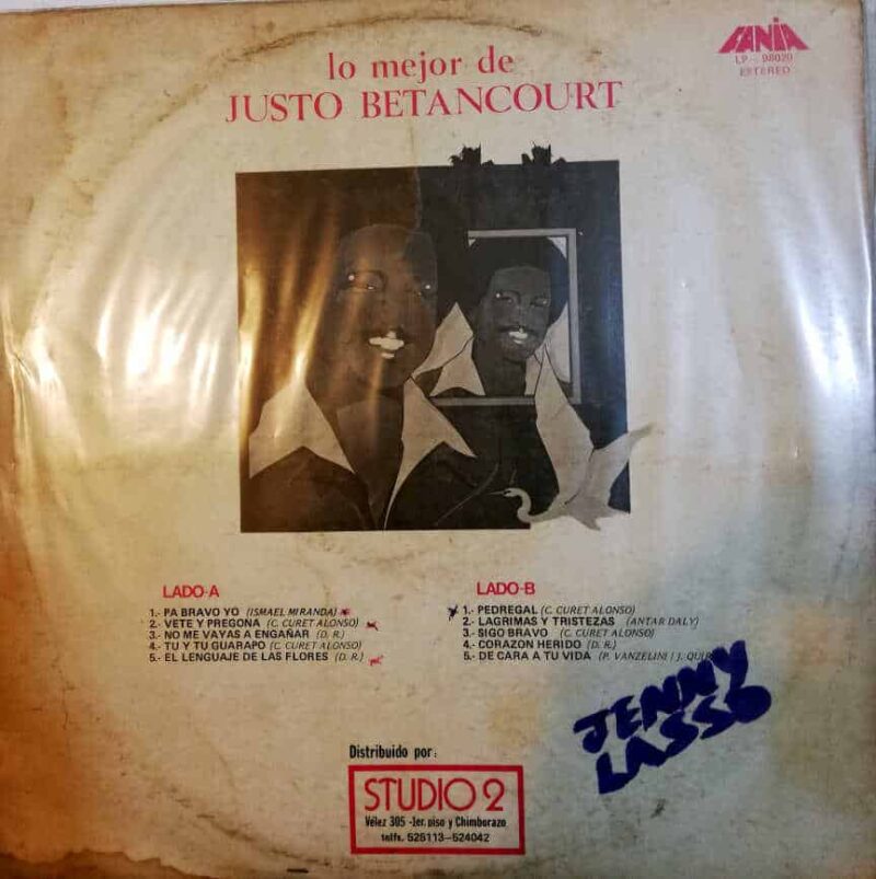 Disco de Vinilo Justo Betancourt - Lo Mejor De Justo Betancourt Vinyl Record