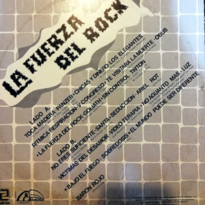 Disco de Vinilo Varios - La Fuerza Del Rock Vinyl Record