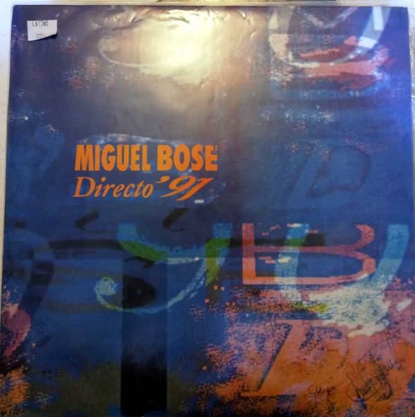 Miguel Bosé - Directo ‘97 Vinilo