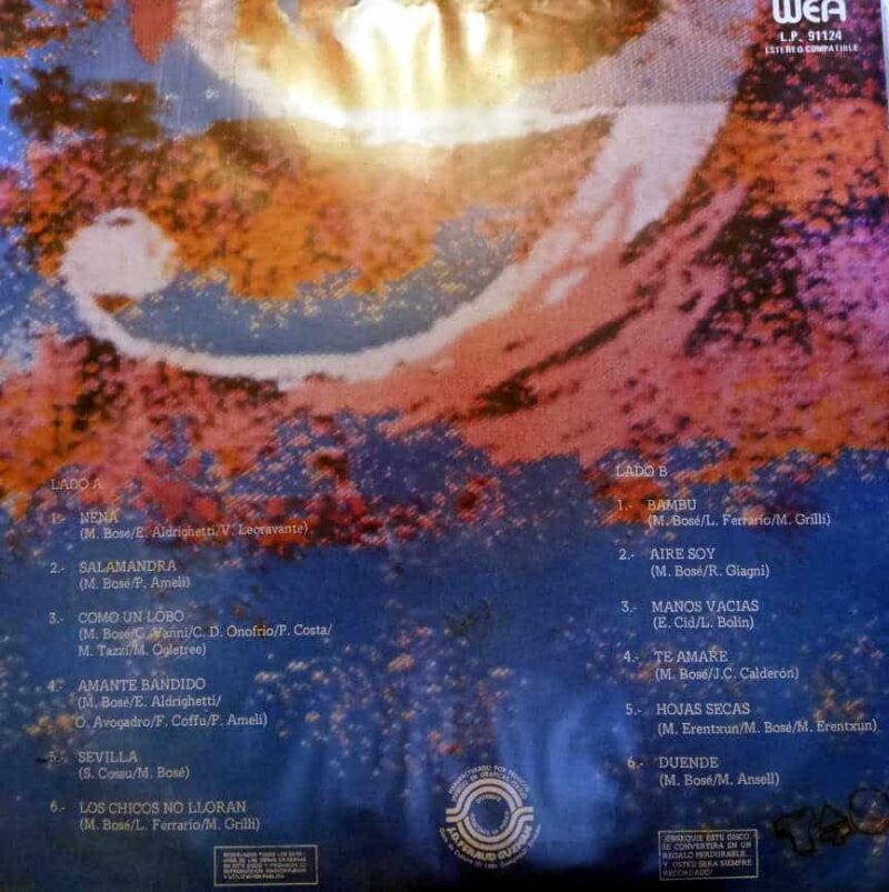 Disco de Vinilo Miguel Bosé - Directo ‘97 Vinyl Record