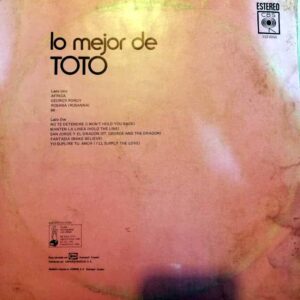 Disco de Vinilo Toto - Lo Mejor De Toto Vinyl Record